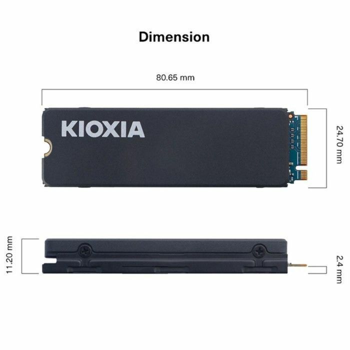 Kioxia AAAQE93804 EXCERIA NVMe M.2 SSD 4TB – Disco de Estado Sólido para PC y Portátil 14