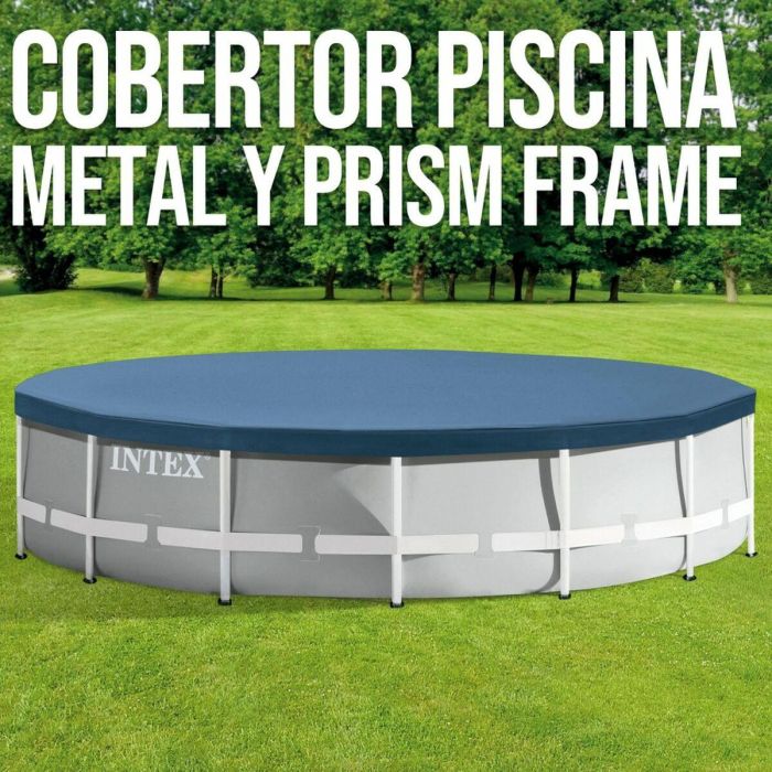 Cubrepiscinas Intex 28031 METAL FRAME 366 x 25 x 366 cm 5