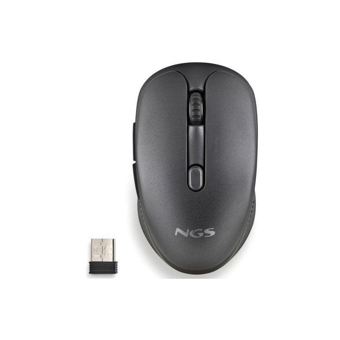 NGS Evo Spook Ratón Inalámbrico Silencioso Multidispositivo Recargable hasta 1600 DPI Negro 1 NGS Evo Spook Ratón Inalámbrico Silencioso Multidispositivo Recargable hasta 1600 DPI Negro 1