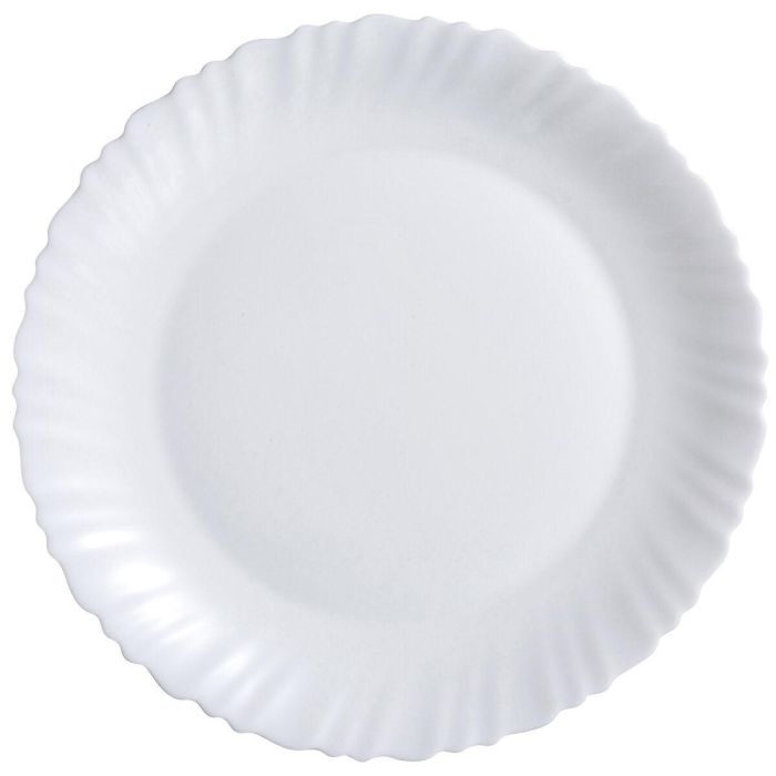 Fuente de Cocina Luminarc Feston Blanco Vidrio (Ø 30 cm) (6 Unidades) 1
