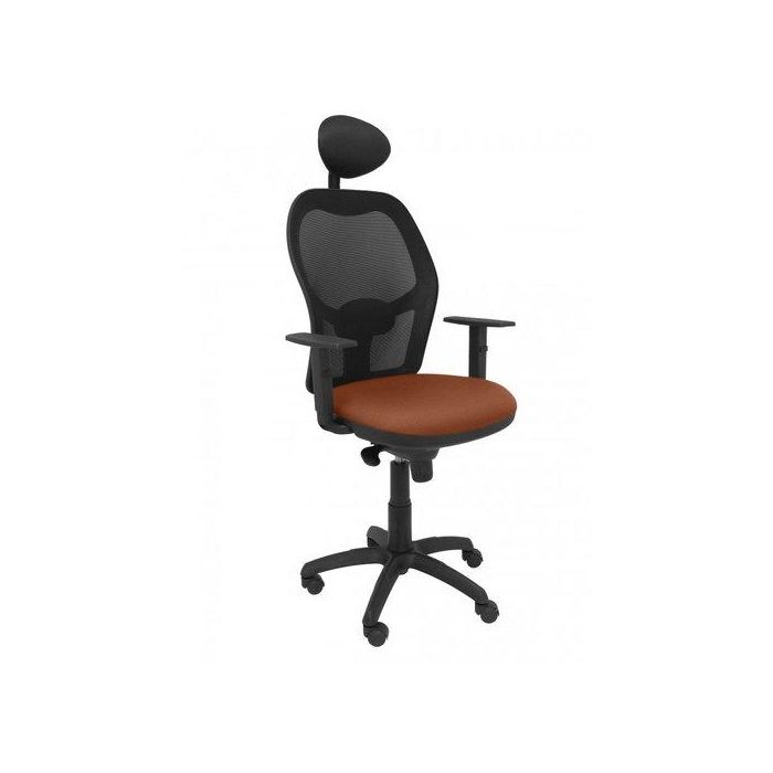 Silla Piqueras Y Crespo Jorquera Brazos Regulables Cabecero Fijo Mecanismo Sincro Con Regulador De Tension Respaldo De Malla Negra Y Asiento Tapizado Bali Marron Silla Piqueras Y Crespo Jorquera Brazos Regulables Cabecero Fijo Mecanismo Sincro Con Regulador De Tension Respaldo De Malla Negra Y Asiento Tapizado Bali Marron
