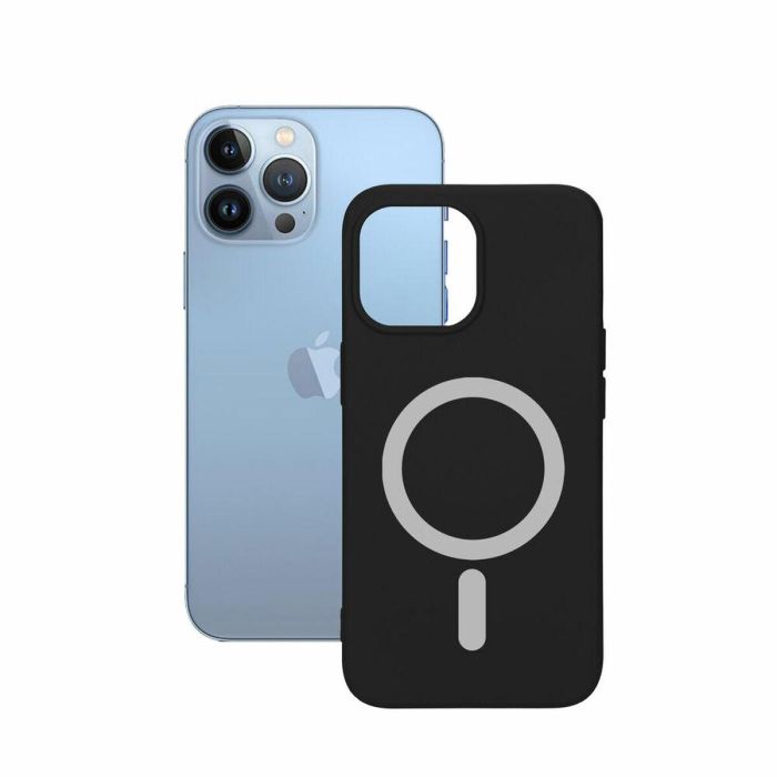 Funda para Móvil KSIX IPHONE 13 PRO MAX Negro Funda para Móvil KSIX IPHONE 13 PRO MAX Negro