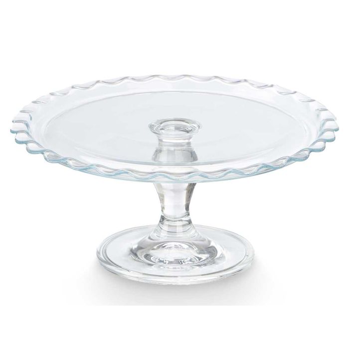 Pasabahce Tartera con Pie de Vidrio Diametro 26 cm, Transparente, Ideal para Hornear y Servir, 12 cm de Alto (Set de 4) 1 Pasabahce Tartera con Pie de Vidrio Diametro 26 cm, Transparente, Ideal para Hornear y Servir, 12 cm de Alto (Set de 4) 1