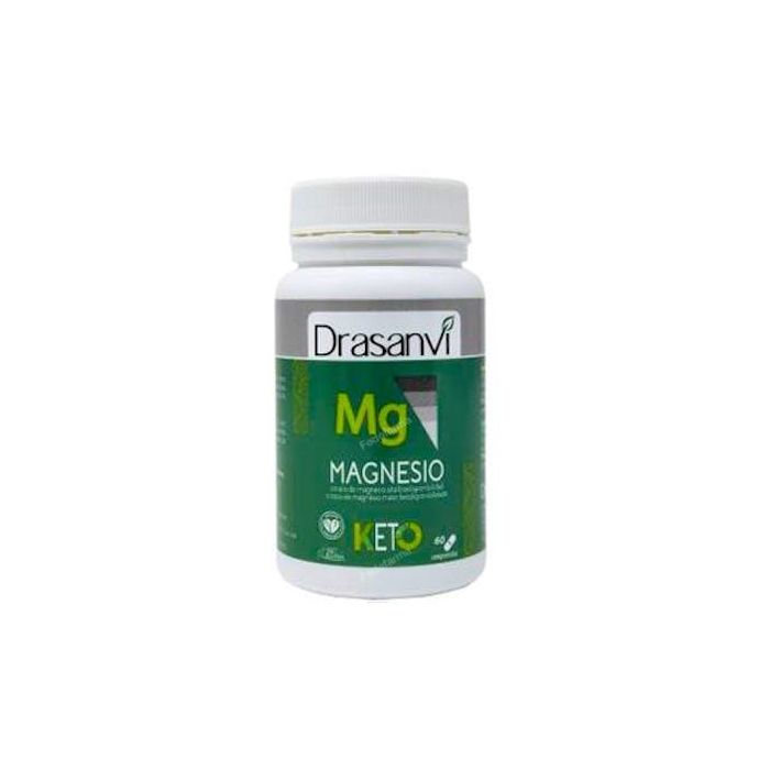 DRASANVI Magnesio Citrato Keto, Reduce Cansancio y Fatiga, 60 Comprimidos para Dieta Cetogénica