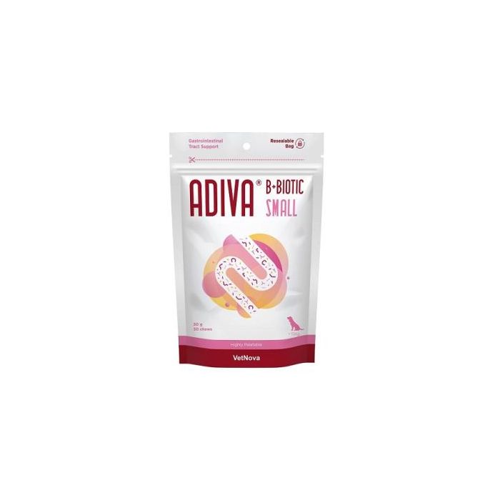 Vetnova Adiva B+Biotic, 30 Masticables Formato Pequeño