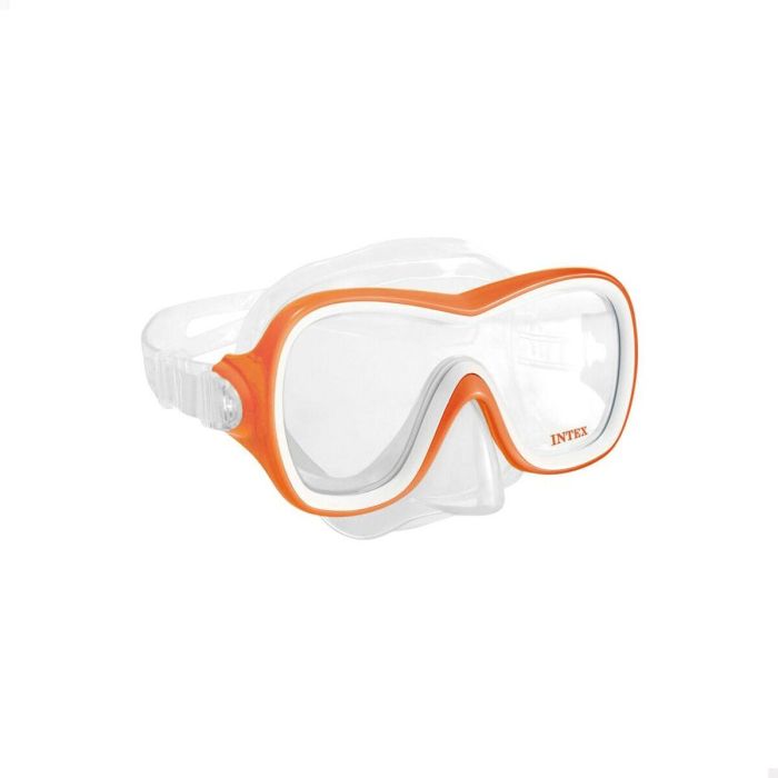 Gafas de Buceo con Tubo Intex Wave Rider Naranja 2 Gafas de Buceo con Tubo Intex Wave Rider Naranja 2