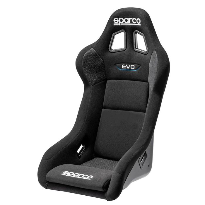 Sparco S008007RNR Asiento Evo QRT FIA 8855-1999 Homologado antideslizante con cojín dividido y fijación lateral 290mm para competición Sparco S008007RNR Asiento Evo QRT FIA 8855-1999 Homologado antideslizante con cojín dividido y fijación lateral 290mm para competición