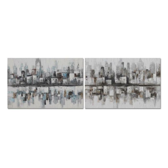 Lienzo DKD Home Decor Lienzo Madera MDF 120 x 2,8 x 80 cm