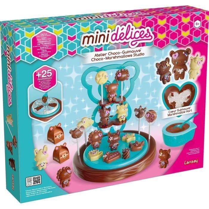 LANSAY AUC1735716670173 - Juego Creativo Taller de Chocolate y Nubes para Niños de 6+ Años - Incluye Moldes y Pincel 4