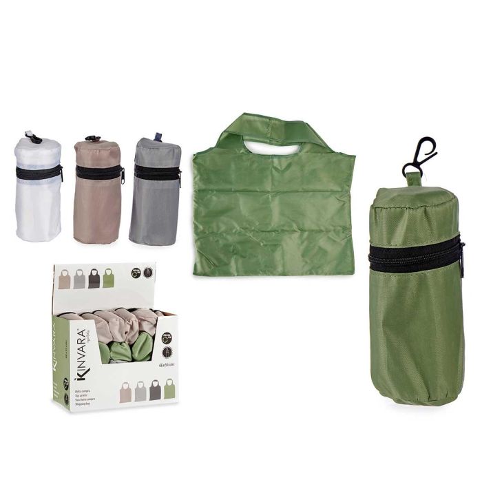 Bolsa Plegable 46X55Cm Surtidos Colores Kinvara (48 Unidades) Bolsa Plegable 46X55Cm Surtidos Colores Kinvara (48 Unidades)