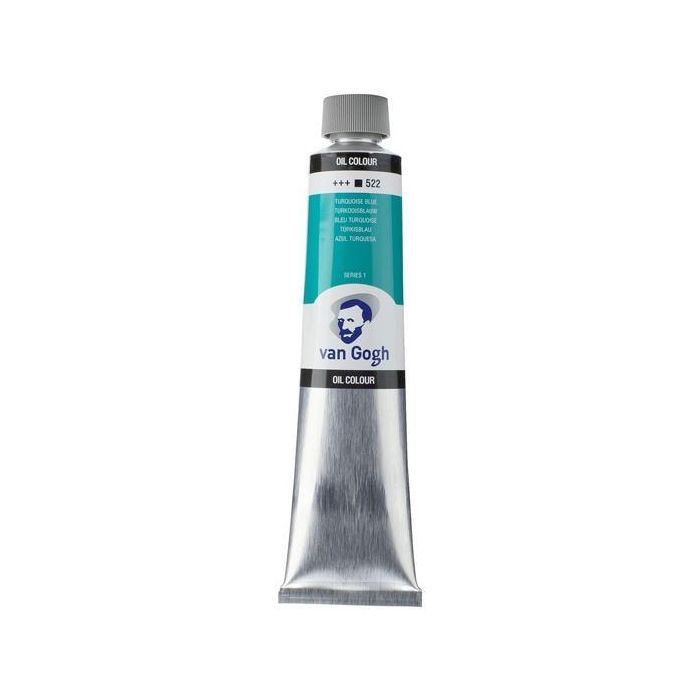 Talens Van Gogh Pintura Al Óleo Tubo 200 mL Azul Turquesa 522 Transparente