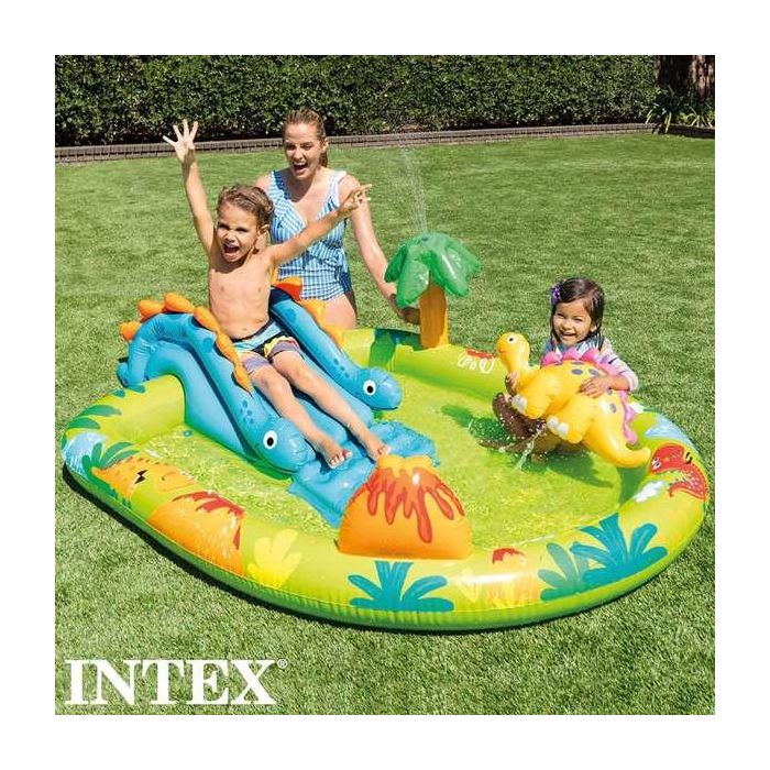 Piscina hinchable centro de juegos dinosaurios (capacidad 143 litros) (+ 2 años) 191x152x58 cm 8 Piscina hinchable centro de juegos dinosaurios (capacidad 143 litros) (+ 2 años) 191x152x58 cm 8