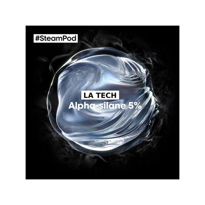 L'Oréal Professionnel Paris STEAMPOD todo en uno: Protector Térmico Capilar 3-EN-1 Antihumedad 72H con Alfa-silano 230°C - 50 ml 2