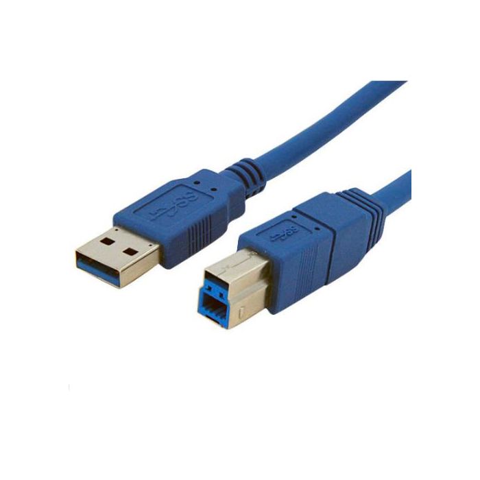 Equip Cable USB 3.0 Tipo A, Macho a Macho, 3 Metros, Alta Velocidad 5 Gbps, Compatible USB 2.0/1.1