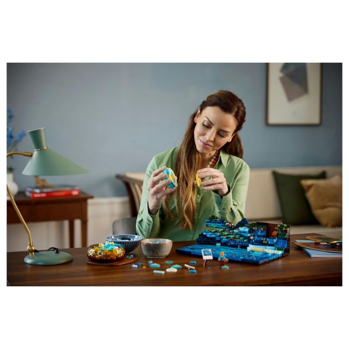 Lego Ideas 21333 Vincent Van Gogh - Lienzo de la Noche Estrellada Lámina Artística 3D - 2316 Piezas 11