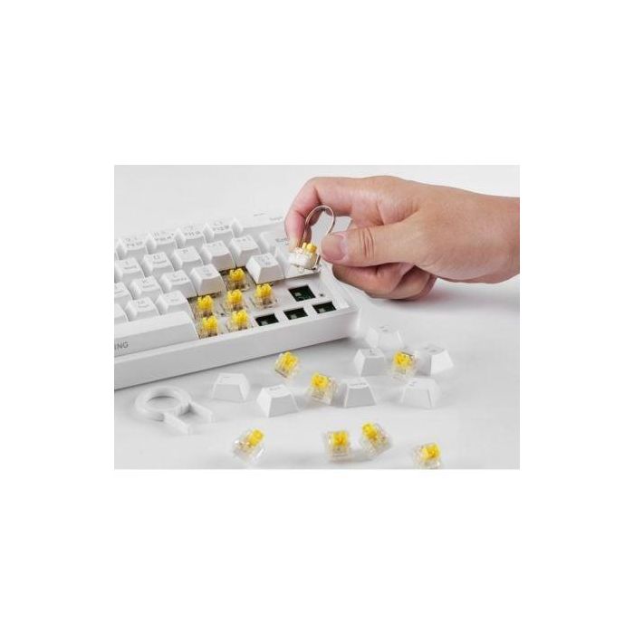 Teclado Gaming Mecánico Mars Gaming MKMINIPRO/ Switch Amarillo/ Blanco 4 Teclado Gaming Mecánico Mars Gaming MKMINIPRO/ Switch Amarillo/ Blanco 4