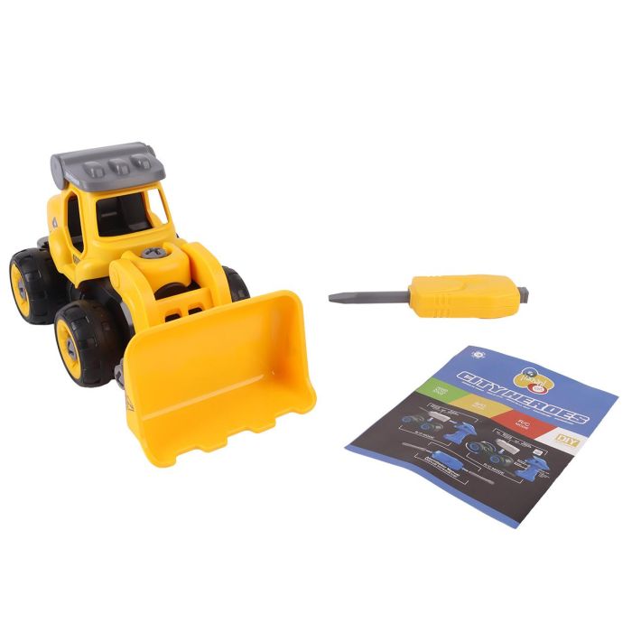 Diy Bulldozer Construccion 27 Pzas T01020 2