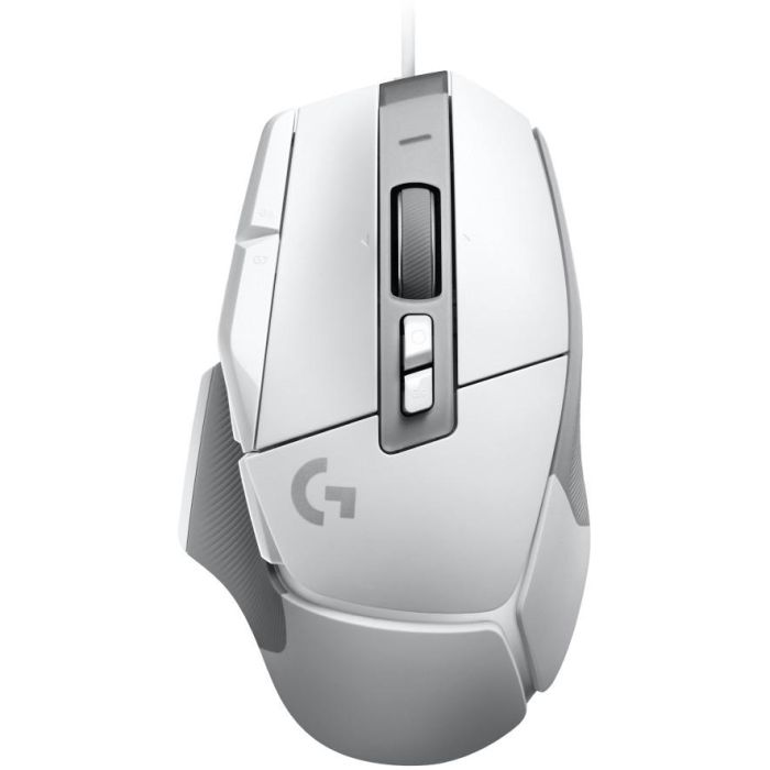 Logitech G502 X EER2 Ratón Óptico USB 25600 DPI Blanco para Gaming Diestros 13 Botones Programables