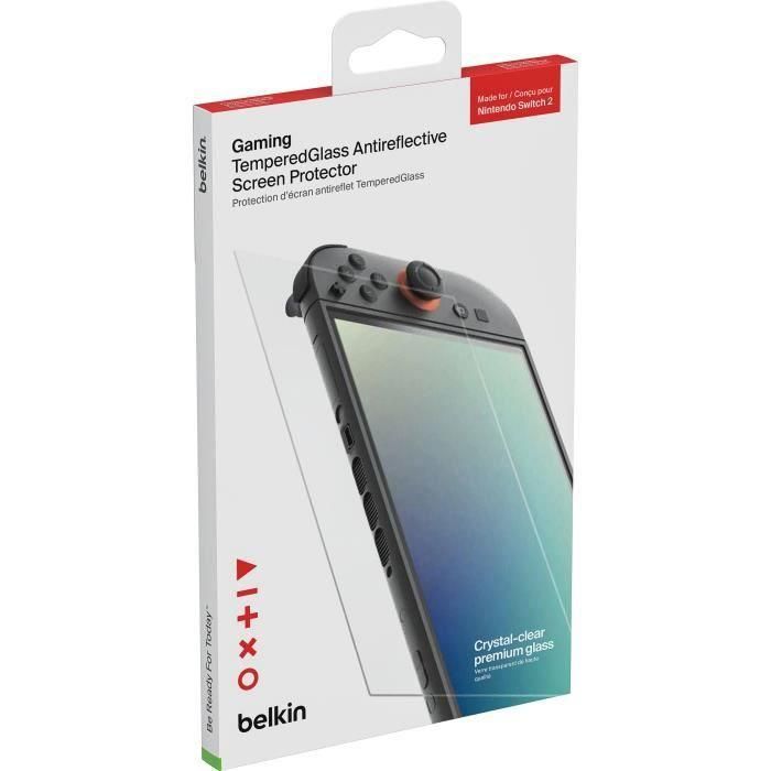 Protector de pantalla antirreflejos - BELKIN - Vidrio templado - Nintendo Switch 2 4 Protector de pantalla antirreflejos - BELKIN - Vidrio templado - Nintendo Switch 2 4
