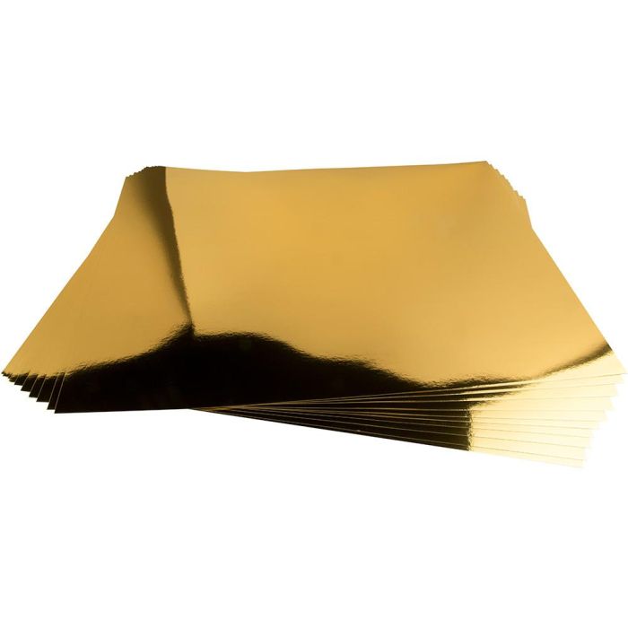 Cartulina Liderpapel 50x65 cm 235 gr-M2 Metalizada Oro 10 unidades 2