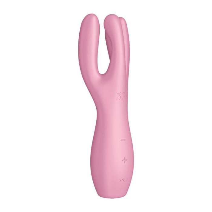 SATISFYER Threesome 3 Vibrador Rosa para Mujer 4 SATISFYER Threesome 3 Vibrador Rosa para Mujer 4