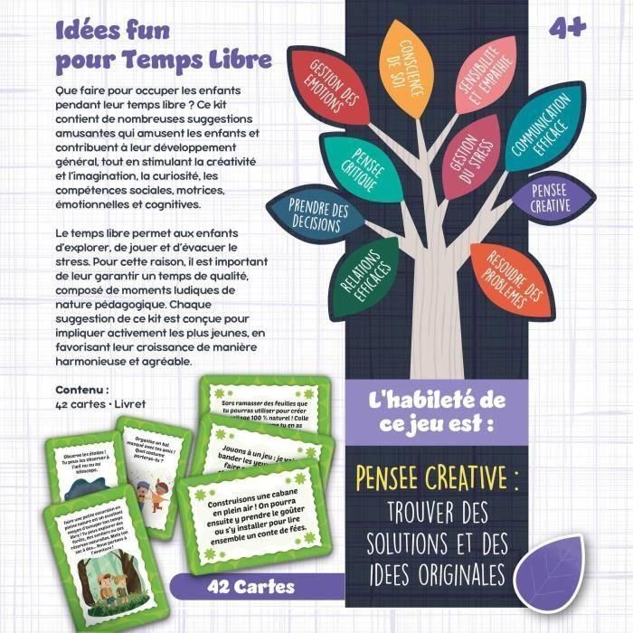 Juego de cartas Tiempo libre - Juego educativo - HABILIDADES PARA LA VIDA - Tarjetas ilustradas 3 Juego de cartas Tiempo libre - Juego educativo - HABILIDADES PARA LA VIDA - Tarjetas ilustradas 3