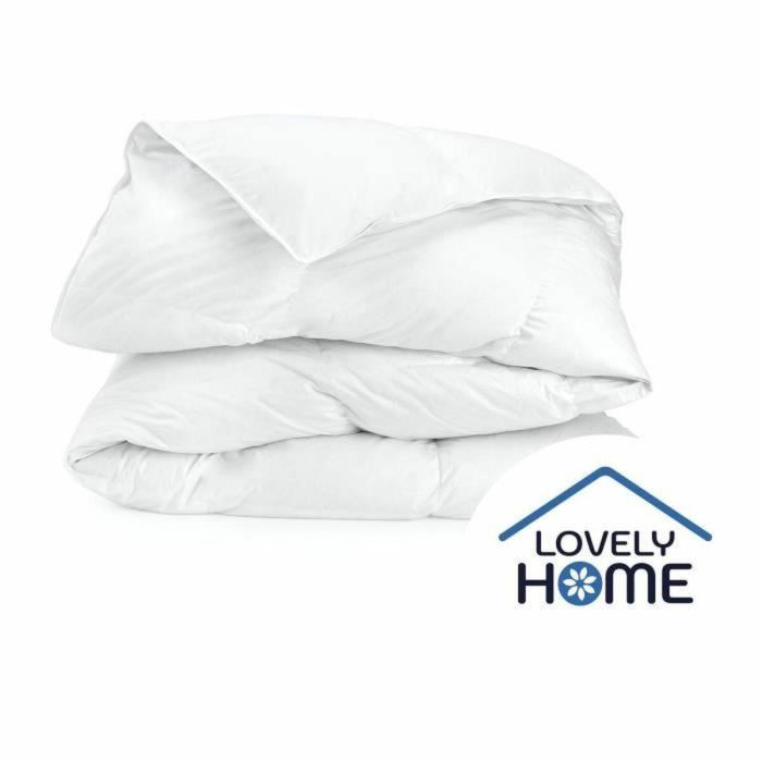Lovely Home LOV3701393718516 Edredón Cálido Antiácaros 450 g/m² 2 personas Blanco 240x260 cm 3 Lovely Home LOV3701393718516 Edredón Cálido Antiácaros 450 g/m² 2 personas Blanco 240x260 cm 3