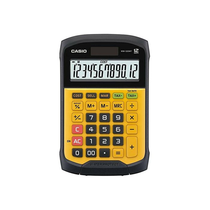 Calculadora Casio WM-320MT Amarillo 16,8 x 10,8 x 3,3 cm