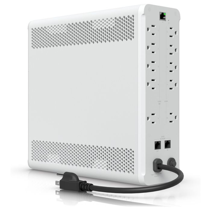 Ubiquiti UPS-Tower SAI Torre, 1 kVA / 600W, Línea Interactiva, Salida Seno, 10 Salidas, 120V, Blanco 4