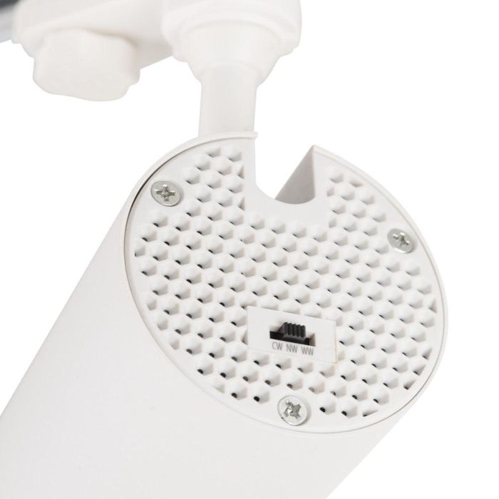 Foco de Carril Trifásico 30W COB Regulable Flicker Free Blanco CCT 3000-6000ºK [1916-TL-30W-T-CCT] 1
