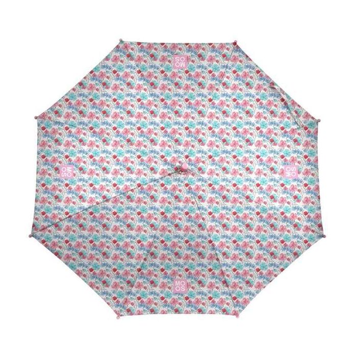 Safta Paraguas Manual Moos Floresistente 48 cm 1
