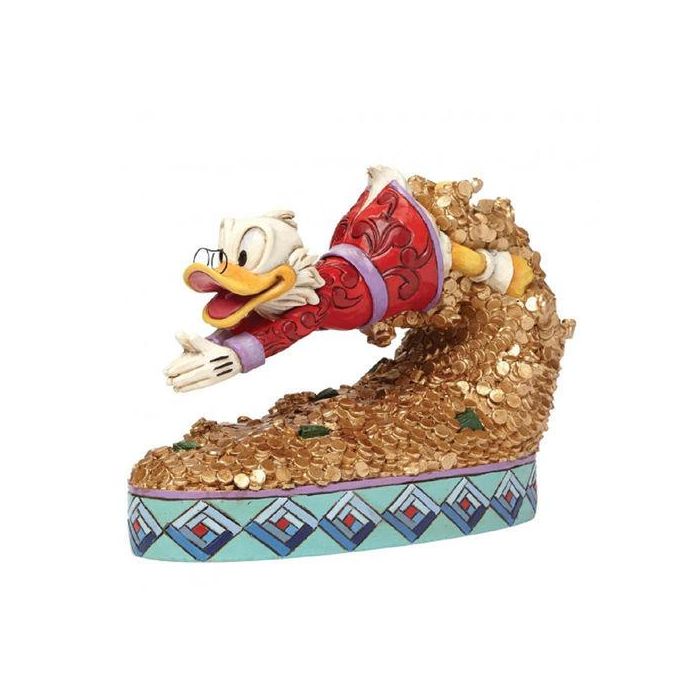Enesco Figura Disney Clásicos Tío Gilito, Resina de Piedra, Pintada a Mano, 14 cm 0 Enesco Figura Disney Clásicos Tío Gilito, Resina de Piedra, Pintada a Mano, 14 cm 0