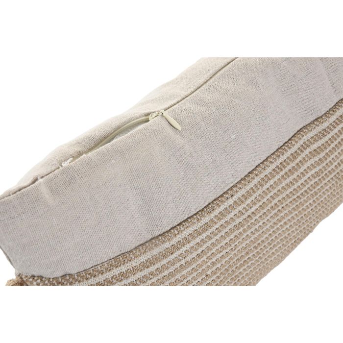Cojin Boho DKD Home Decor Natural 50 x 30 cm (2 Unidades) 3 Cojin Boho DKD Home Decor Natural 50 x 30 cm (2 Unidades) 3