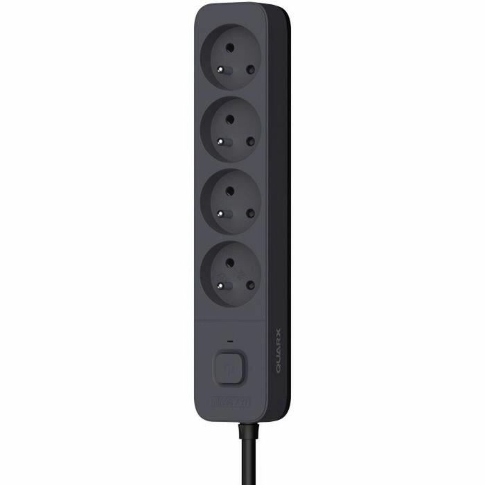 Quarx QUA4004282463078 Regleta con 4 tomas de corriente y 3 puertos USB, cable de 1,5m 2 Quarx QUA4004282463078 Regleta con 4 tomas de corriente y 3 puertos USB, cable de 1,5m 2