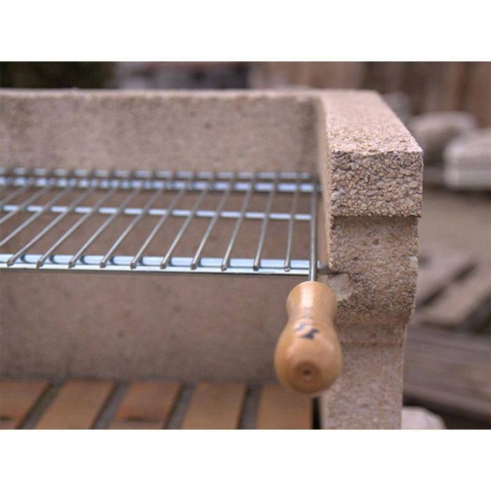 Sauvic Parrilla para Barbacoa Extensible 50x40cm Acero Zincado 1