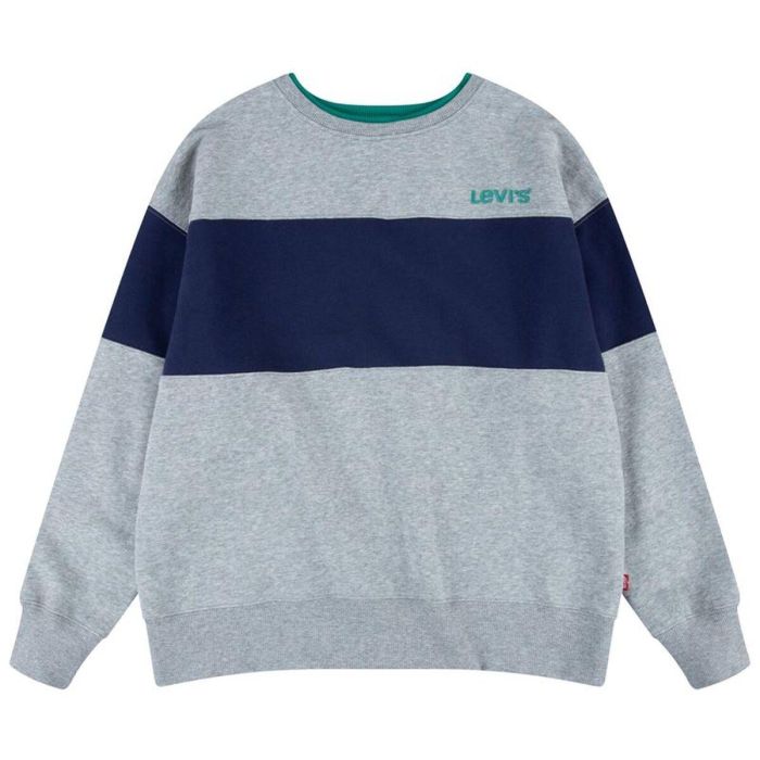 Sudadera sin Capucha Niño Levi's Colorblock Crewneck Gris claro 0 Sudadera sin Capucha Niño Levi's Colorblock Crewneck Gris claro 0