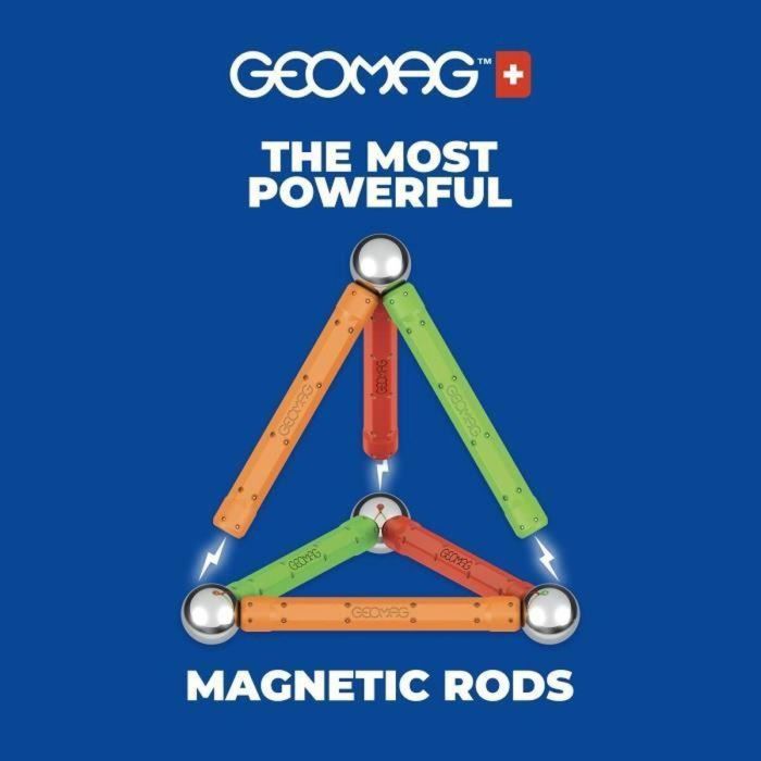 Geomag Juego de Construcción Magnético Supercolor GEO0871772003748 25 Piezas A Partir de 3 Años 6 Geomag Juego de Construcción Magnético Supercolor GEO0871772003748 25 Piezas A Partir de 3 Años 6