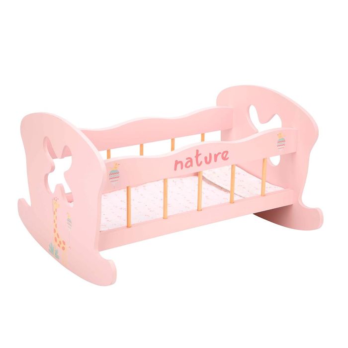 Muñecas Arias Cama Balancín Nature para Muñecas 50x39,5x29,5 cm (Edad +3 Años) Muñecas Arias Cama Balancín Nature para Muñecas 50x39,5x29,5 cm (Edad +3 Años)