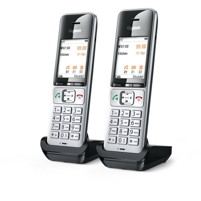 Gigaset COMFORT 500HX duo Teléfono DECT/analógico inalámbrico doble Altavoz Identificador de llamadas Negro/Plata 16 Gigaset COMFORT 500HX duo Teléfono DECT/analógico inalámbrico doble Altavoz Identificador de llamadas Negro/Plata 16