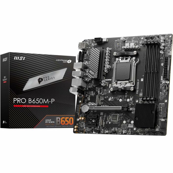 MSI PRO B650M-P Placa Base AMD B650 Zócalo AM5 Micro ATX DDR5 para PC 0 MSI PRO B650M-P Placa Base AMD B650 Zócalo AM5 Micro ATX DDR5 para PC 0
