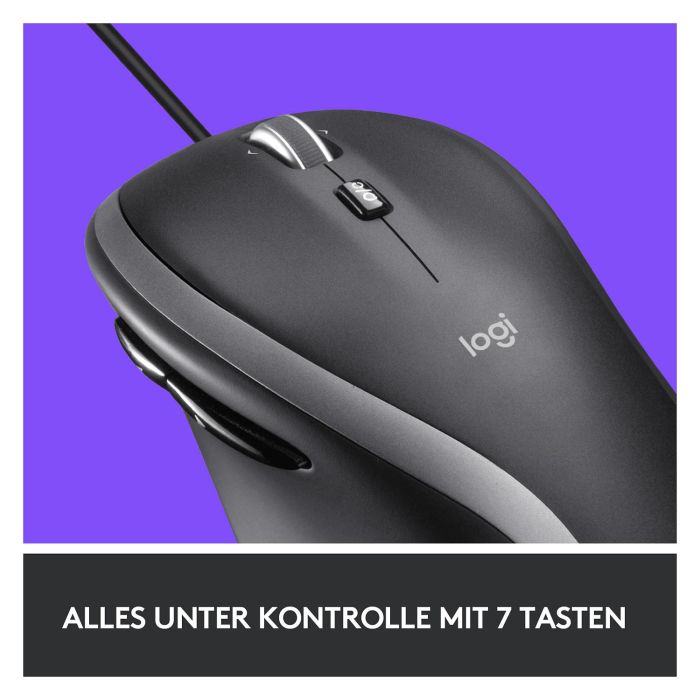 Logitech Ratón USB Avanzado M500s, Negro 7 Logitech Ratón USB Avanzado M500s, Negro 7