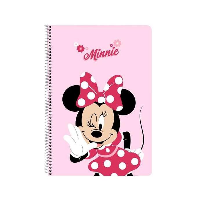 Carpeta de anillas Minnie Mouse Naive Rosa A4 21.5 x 31 x 1 cm
