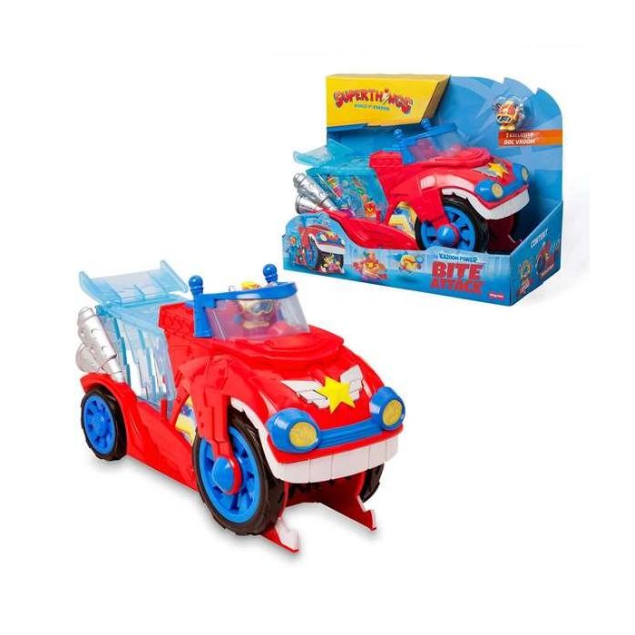 Magic Box Pstsp114In30 Superthings Kazoom Power Bite Attack Vehículo con Jaula Extraíble y Doc Vroom Exclusivo 2