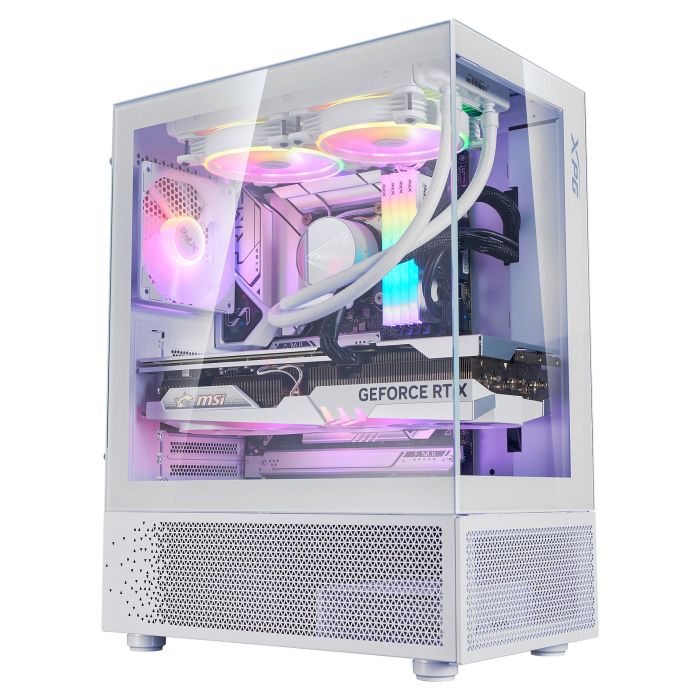 XPG Invader X Mini Caja PC Midi Tower Blanca ATX con 5 Ventiladores ARGB 13