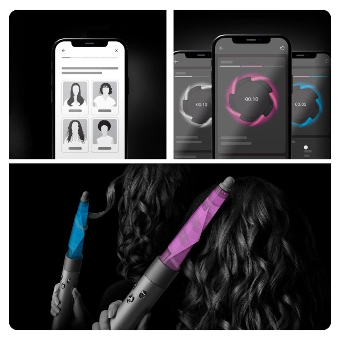 Dyson Airwrap HS08 ID Complete Long Ceramic Patina/Topaz Herramienta de Peinado Múltiples Accesorios