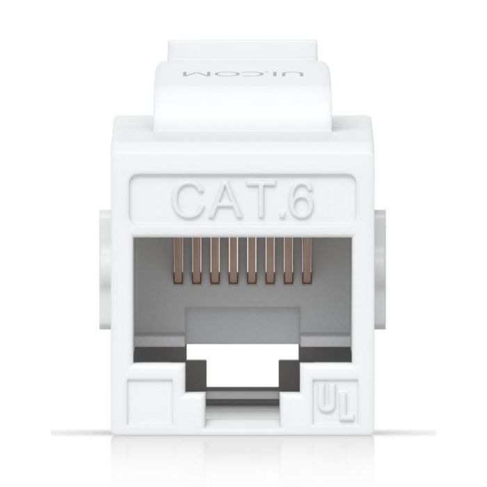 Ubiquiti Acoplador Keystone Cat6, Conector Ethernet para Cables Pre-terminados, Paquete de 12