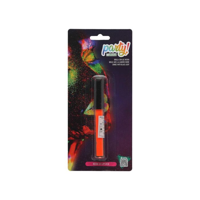 Pintalabios Neon Glow In The Dark Naranja 2 mL.