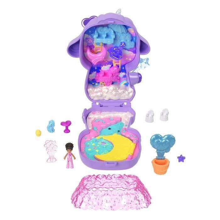 Polly Pocket JCB15 - Set Dreamland con Minifigura y Unicornio 3