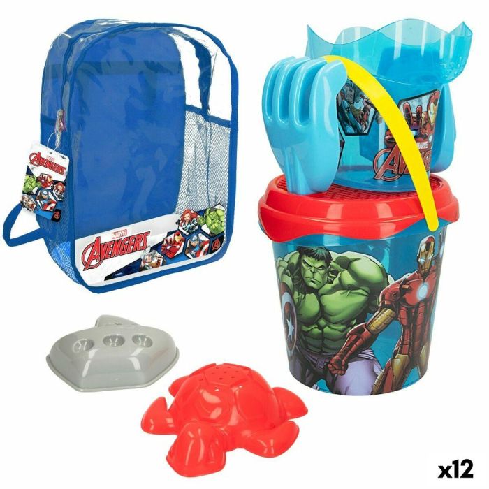 Set de Juguetes de Playa The Avengers Ø 18 cm Polipropileno (12 Unidades) Set de Juguetes de Playa The Avengers Ø 18 cm Polipropileno (12 Unidades)