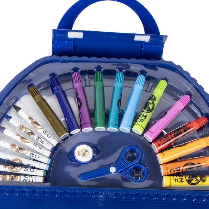CERDÁ Set de papelería coloreable Real Madrid 50 piezas 2